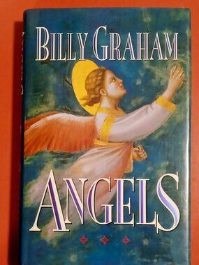 ANGELS, Billy Graham | Vintage 1994 Hardcover w/Dust Jacket Collectible Book